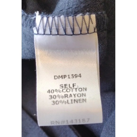 Dance And Marvel Womens Pants Medium Pockets Side Zip Lace Front Wide Leg - Picture 11 of 12